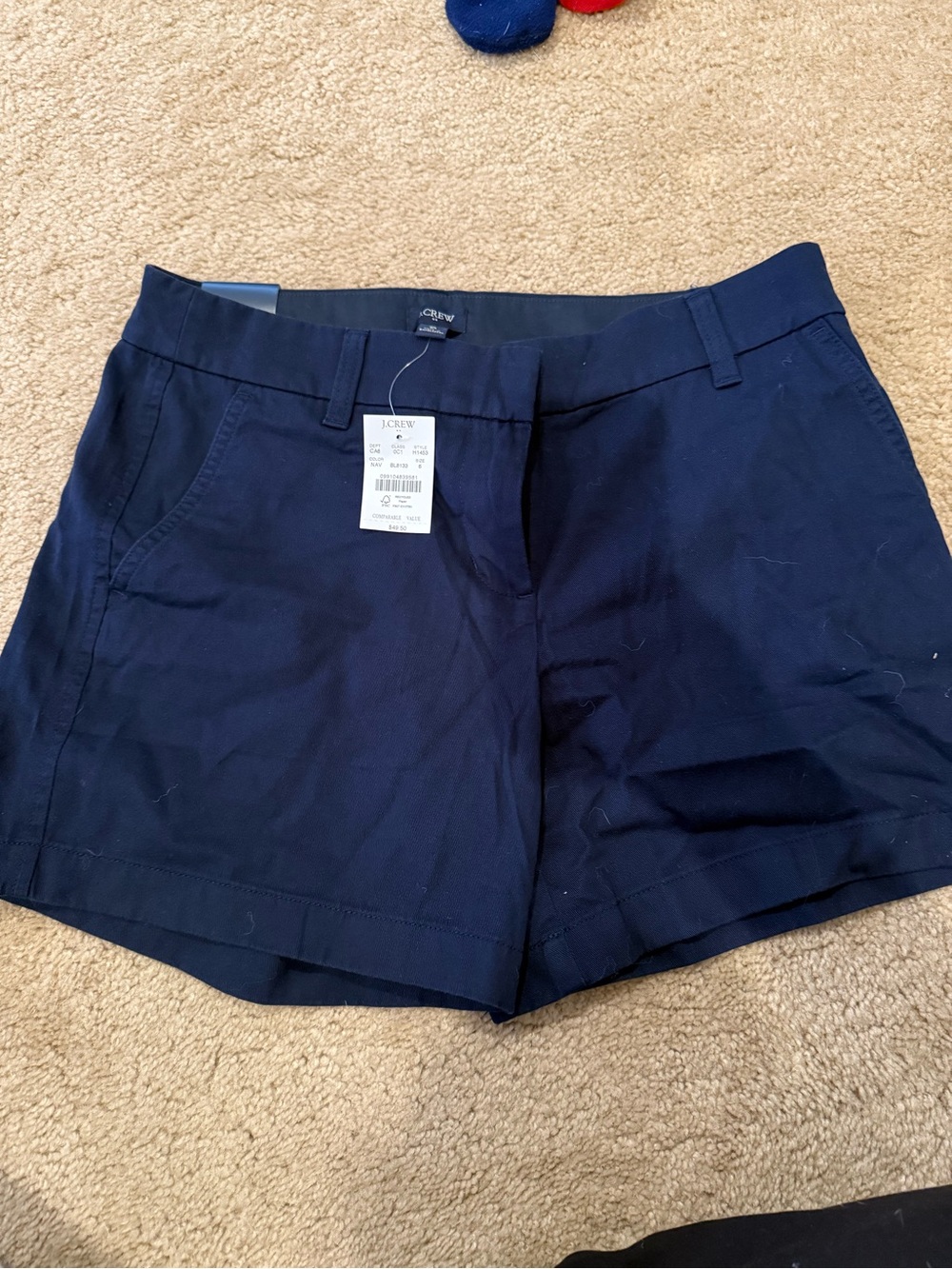 J. Crew Factory Navy Bermuda Shorts
